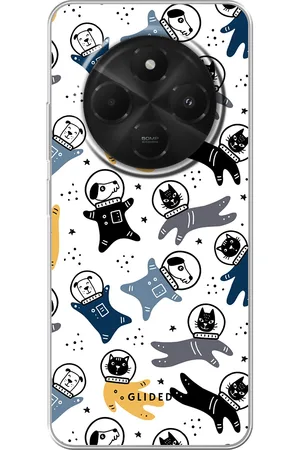 Glided Paws Space - Xiaomi Redmi 14C 5G Handyhülle - Soft case