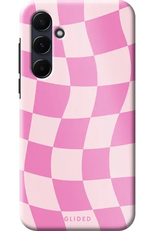 Glided Pink Chess - Samsung Galaxy A55 Handyhülle - Soft case