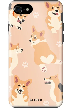 Glided Corgi Love - iPhone 8 Handyhülle - Tough case