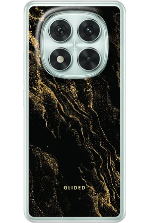 Glided Black Marble - Xiaomi Redmi Note 14 Pro Handyhülle - Soft case