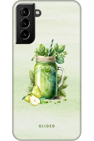 Glided Green Smoothie - Samsung Galaxy S21 Plus 5G Handyhülle - Biologisch Abbaubar