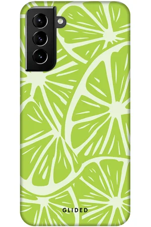 Glided Green Lime - Samsung Galaxy S21 Plus 5G Handyhülle - Biologisch Abbaubar