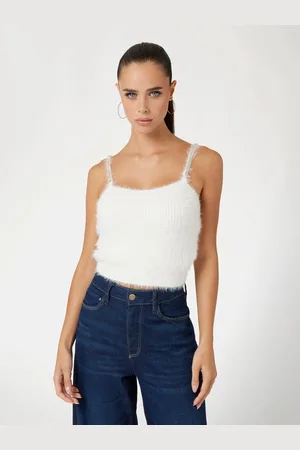 Guess Top Aus Flauschgarn