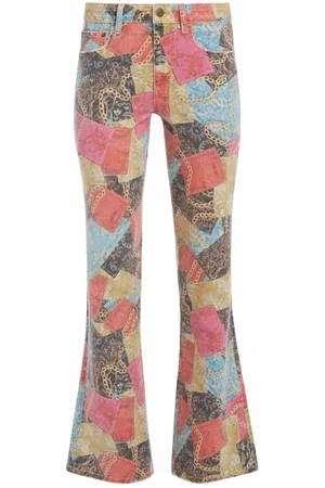 Guess Flare-Denim-Jeans Mit Print