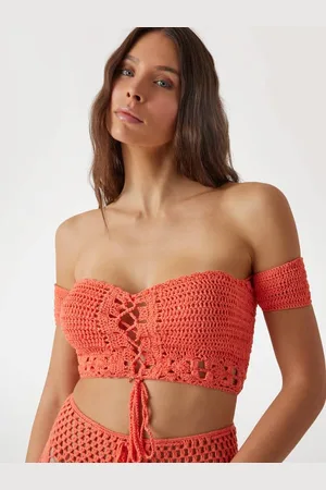 Guess Crop-Häkeltop
