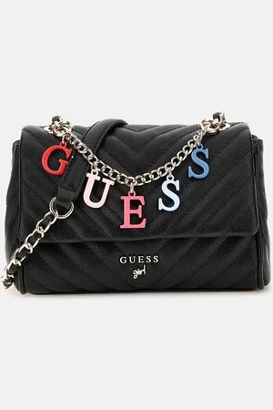 Guess Umhängetasche Kette Logo-Schriftzug