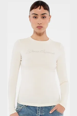 Guess Shirt Langarm Strass