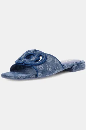 Guess Sandale Tarisha Denim 4G-Logo Peony-Logo