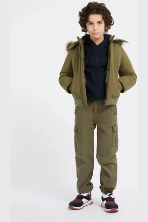 Guess Kunstpelz-Kapuzenjacke