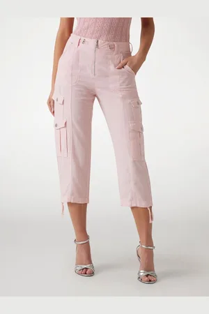 Guess Caprihose Aus Leinenmischung