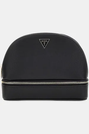 Guess Kosmetiktasche In Saffian-Optik Mit Logo