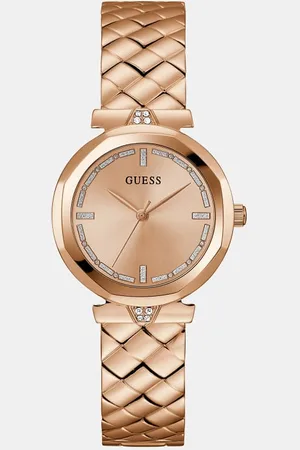 Guess Analog-Armbanduhr Mit Kristallbesatz