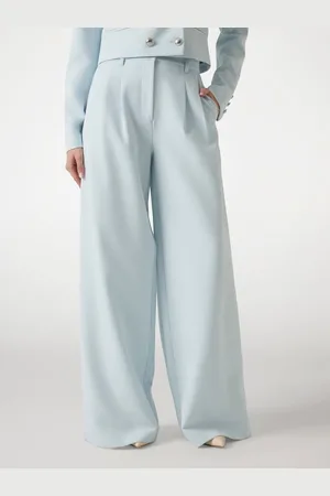 Guess Wide Leg Creponhose Bundfalten