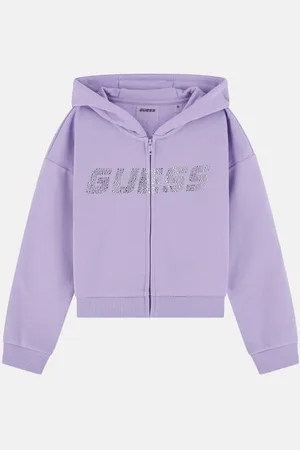 Guess Cropped Sweatjacke Strass