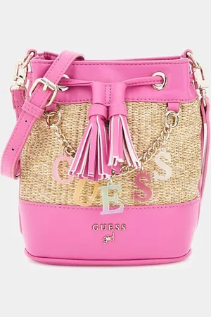 Guess Mini-Beuteltasche Stroh