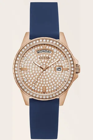 Guess Armbanduhr Mit Datumsanzeige Kristalle