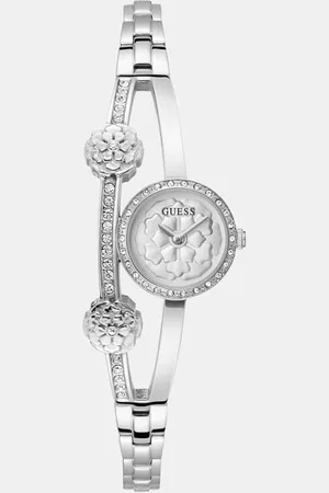 Guess Analog-Armbanduhr Mit Blumendetail