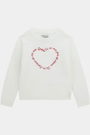 Guess Pullover Herzstickerei