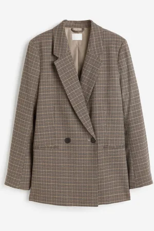 H and clearance m checked blazer