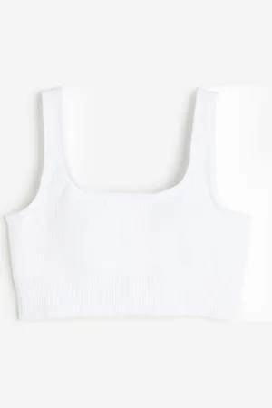 Sport BH Bustier H&M Athletic Training weiß Größe XS in Bayern - Ostheim