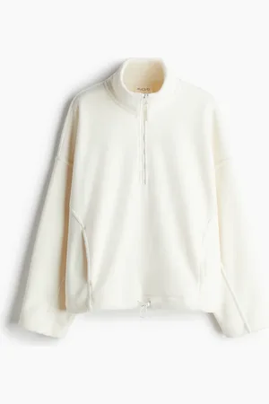 H&M Sport-Fleeceshirt mit DryMove - Weiß - Damen