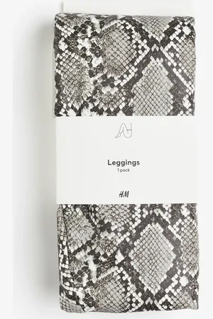 H&M Leggings mit Coating - Weiß - Damen