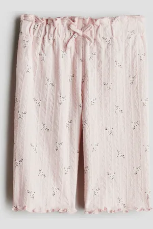 H&M Baumwollhose mit Struktur - Rosa - Kinder