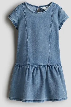 H&M Jerseykleid im Denimlook - Blau - Kinder