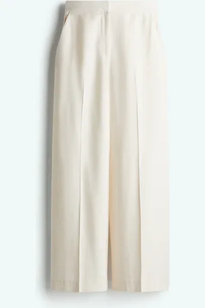 H&M Weite Hose - Weiß - Damen