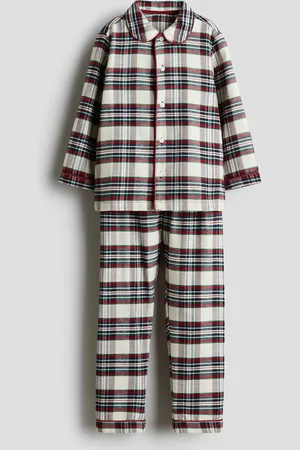 H&M Pyjama aus Twill - Rot - Kinder