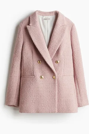 H&M Blazer aus Strukturstoff - Rosa - Damen