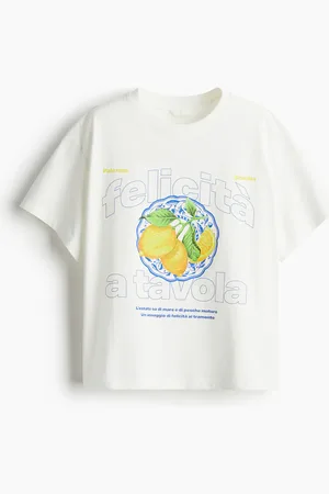 H&M Oversized T-Shirt - Weiß - Damen