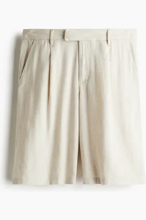 H&M Knielange Shorts aus Leinenmix - - Damen