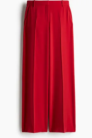H&M Weite elegante Hose - Rot - Damen