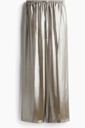 H&M Weite Hose mit Tunnelzug - Braun - Damen