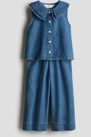 H&M 2-teiliges Denim-Set - Blau - Kinder