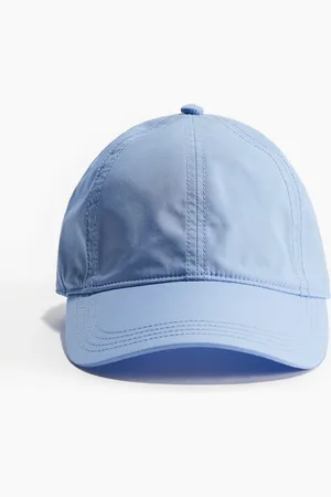 H&M Cap aus Popeline - Blau - Damen