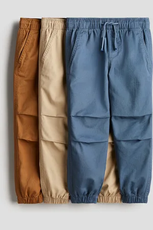 H&M 3er-Pack Joggpants aus Baumwolle - Blau - Kinder