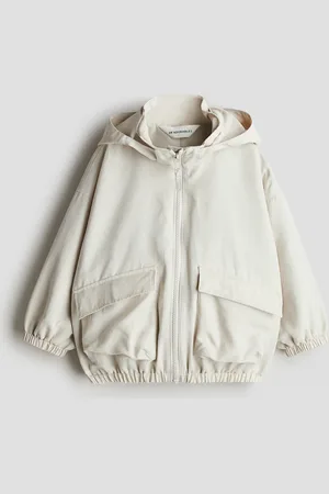 H&M Oversized Windjacke aus Leinenmix - - Kinder