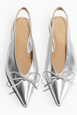 H&M Slingback-Ballerinas aus Leder - - Damen