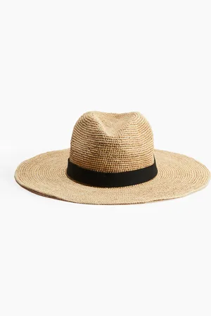 H&M Faltbarer Fedora-Strohhut - - Damen