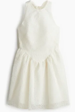 H&M Besticktes Neckholderkleid - - Damen