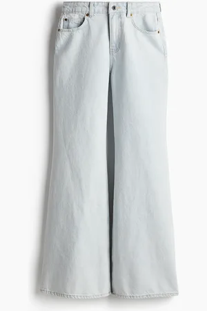 H&M Flared Regular Jeans - Blau - Damen