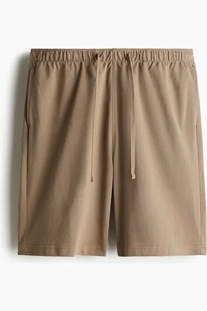 H&M Knielange Pikeeshorts in Relaxed Fit - Braun - Herren