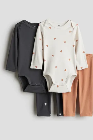 H&M 4-teiliges Baumwolljersey-Set - - Kinder