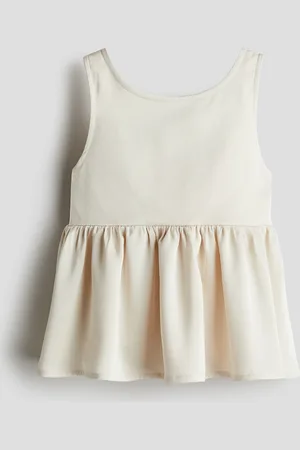 H&M Satintop mit Peplum - - Kinder