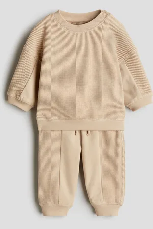 H&M Zweiteiler aus Baumwolle mit Waffelstruktur - - Kinder