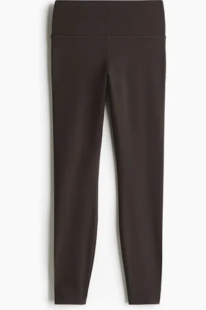 H&M Yoga-Leggings mit SoftMove Lycra - Braun - Sportswear