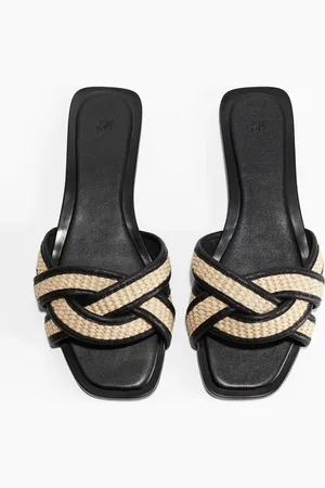 H&M Sandalen mit Flechtriemen - - Damen