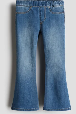 H&M Superstretch Flared Leg Jeans - Blau - Kinder